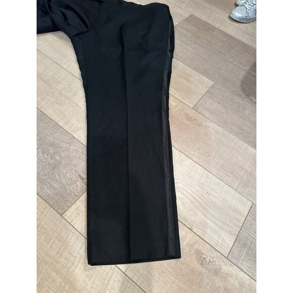 Lauren Ralph Lauren Slim Fit Black Tuxedo Pants Mens 46W X 30L NEW - Picture 3 of 9